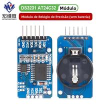 Módulo de relógio de precisão DS3231 AT24C32 IIC (sem bateria) Módulo de memória DS3231