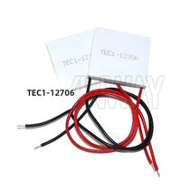 Módulo De Resfriamento Termoelétrico Peltier 12V 2pcs TEC1-12706 40x40mm Para Eletrônica DIY Módulo De Resfriamento Termoelétrico Peltier 12V 2pcs TEC1-12706 40x40mm Para Eletrônica DIY
