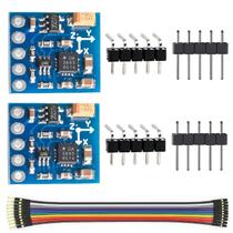 Módulo de sensor de magnetômetro de bússola GY-271 QMC5883L de 3 eixos x2