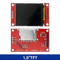 Módulo De Tela LCD TFT De 1.8 Polegadas SPI Serial 51 Drivers 4 IO Para Arduino Resolução 128x160