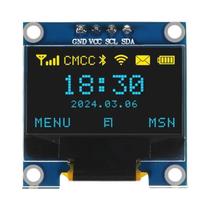 Módulo De Tela OLED Azul 128x64 I2C IIC Para Arduino ESP32 ESP8266 0.96 Polegadas