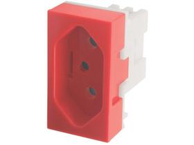 Módulo de Tomada 20A Fame Evidence - Vermelho Módulo de Tomada 20A Fame Evidence - Vermelho