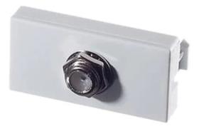 Módulo de Tomada Coaxial Petra Mec-Tronic Branco