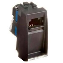 Módulo de Tomada de Informática LivingLight RJ45 1 Cat6 Preto - Bticino
