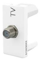 Módulo de Tomada para Antena de TV Branco Pial Plus