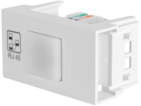 Módulo de Tomada para Rede Fame - RJ 45E CAT 5E 8 Vias