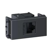 Módulo de Tomada RJ45 Cat 5e Grafite - 1 Módulo - Esatta - WEG