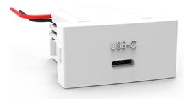 Módulo de Tomada USB Tipo C 24w Carga Rápida Alumbra