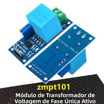 Módulo De Transformador De Tensão Ativa Monofásico Com Sensor De Saída AC Para Arduino Mega ZMPT101B