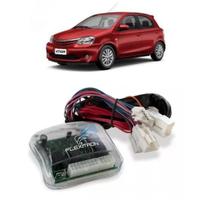 Modulo de vidro toyota etios 2015 em diante com antiesmagamento plug play flextron safe ty-et 4.1