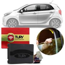Modulo de Vidro Tury Kia Picanto PRO4.11T 2012/2013/2014/2015/2016/2017 com Anti-esmagamento
