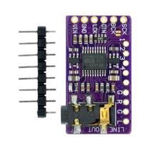 Módulo Decodificador DAC I2S PCM5102A Para Raspberry Pi GY-PCM5102 Placa De Áudio Digital Formato