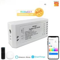 Módulo Dimmer De Fita LED RGB CCT MOES Interruptor Inteligente ZigBee Controle Pelo App Tuya Alexa Módulo Dimmer De Fita LED RGB CCT MOES Interruptor Inteligente ZigBee Controle Pelo App Tuya Alexa
