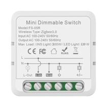Módulo Dimmer WiFi Inteligente ZigBee Com Controle De 2 Vias Para Luzes LED, Interruptor Regulável