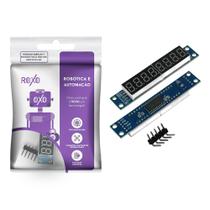 Módulo Display 7 Segmentos Com Led 8 Dígitos Spi Max7219 - RoXo
