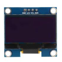 Módulo Display OLED Serial 1,3" 128x64 I2C/SPI - Branco - Para Celular, MP3 e Dispositivos de Saúde