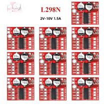 Módulo Driver De Motor De Passo Dual H Bridge 1.5A PWM Velocidade 2V-10V Reversível 2 Vias L298N Módulo Driver De Motor De Passo Dual H Bridge 1.5A PWM Velocidade 2V-10V Reversível 2 Vias L298N