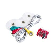 Módulo ecg ad8232 kit de módulo de sensor de monitoramento ecg de pulso de medição ecg para arduino Módulo ecg ad8232 kit de módulo de sensor de monitoramento ecg de pulso de medição ecg para arduino