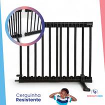 Módulo em pvc para cercado de proteção jardim e piscina - espaçamento de 5 cm entre as barras Módulo em pvc para cercado de proteção jardim e piscina - espaçamento de 5 cm entre as barras