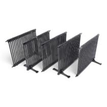 Módulo em pvc para cercado jardim e piscina - espaçamento de 1,5 cm entre as barras