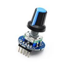 Módulo Encoder Rotativo Arduino Sensor Tipo Brick Potenciômetro Redondo Com Tampa De Botão EC11 Para