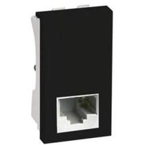 Modulo Entrada Rj11 2 Fios (Telefone) - Recta Black Gloss