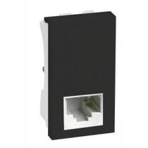 Modulo Entrada Rj45 Cat5 - Recta Grafite Satin Fosco Modulo Entrada Rj45 Cat5 - Recta Grafite Satin Fosco