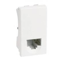 Módulo Entrada Rj45 Cat6 (Internet) - Blux Home/Recta Branco Módulo Entrada Rj45 Cat6 (Internet) - Blux Home/Recta Branco