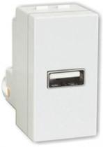 Módulo Entrada Usb 2A - Blux Home/Recta Branco Módulo Entrada Usb 2A - Blux Home/Recta Branco