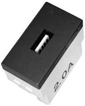Modulo Entrada Usb 2A - Recta Grafite Satin Fosco Modulo Entrada Usb 2A - Recta Grafite Satin Fosco
