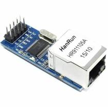 Módulo Ethernet ENC28J60 Mini RJ45 para Arduino - Conexão SPI Módulo Ethernet ENC28J60 Mini RJ45 para Arduino - Conexão SPI