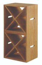 Modulo Garrafeiro Duplo Vino Cor Rustic Brown 43cm - 58905
