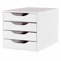 Módulo Gaveteiro Easy Box 4 Gavetas Branco Souza Módulo Gaveteiro Easy Box 4 Gavetas Branco Souza
