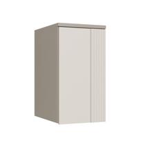 Módulo Guarda-Roupa Aéreo 1 Porta Elegance Cinza/Niquel/Blanc Módulo Guarda-Roupa Aéreo 1 Porta Elegance Cinza/Niquel/Blanc