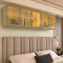 Módulo Guarda-roupa Aéreo Reflecta 5 Portas com Led 100% Mdf Concept Módulo Guarda-roupa Aéreo Reflecta 5 Portas com Led 100% Mdf Concept