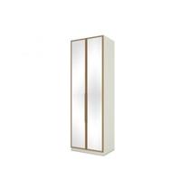 Módulo Guarda Roupa MC09 Seletto c/ 2 Portas c/ Espelho Areia/Jequitibá - Henn