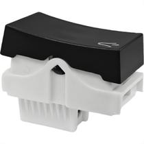 Modulo Ilumi Slim 1 Tecla Campainha Pulsador Preto - 81134 Modulo Ilumi Slim 1 Tecla Campainha Pulsador Preto - 81134
