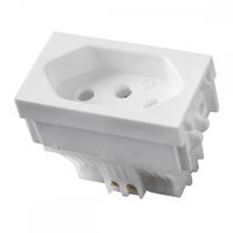 Modulo Ilumi Slim 1 Tomada 20A. Branco 81141