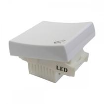 Modulo Ilumi Slim Com Led Campainha Largo Branco 81372 Modulo Ilumi Slim Com Led Campainha Largo Branco 81372
