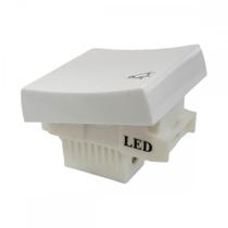 Modulo Ilumi Slim Com Led Minuteira Largo Branco 81422 Modulo Ilumi Slim Com Led Minuteira Largo Branco 81422