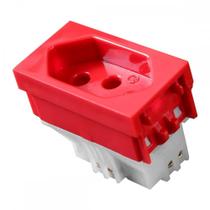 Modulo Ilumi Vivaz 1 Tomada 20A. Vermelha 75142
