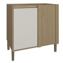 Módulo Inferior 01 Porta Canto Reversível Cozinha Vitoria