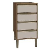 Módulo Inferior Cozinha Vitoria 04 Gavetas 40cm Módulo Inferior Cozinha Vitoria 04 Gavetas 40cm