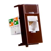 Módulo Informática RJ45 CAT5E Marrom Infiniti Margirius