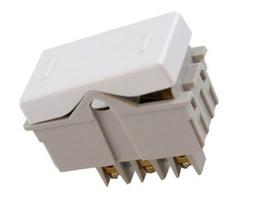 Modulo int. paralelo 10a 250v branco Modulo int. paralelo 10a 250v branco