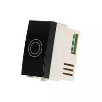 Módulo Inter Simples Touch 10A 250V Ebony SLEEK