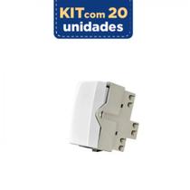 Modulo Interruptor Alto Brilho10a Sleek Margirius Kit Com 20