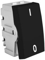 Modulo Interruptor Bipolar Paralelo - Recta Black Gloss