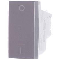 Módulo Interruptor Bipolar Simples 10 Amperes 250 Volts 1m Alumínio Orion S70110274 Schneider Mo
