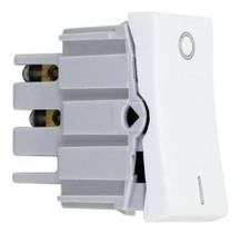 Módulo Interruptor Bipolar Simples 20A Branca Brilho Recta
